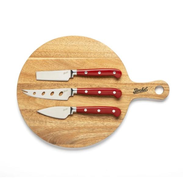 Berkel BRD Acacia + 3 Cheese Knives