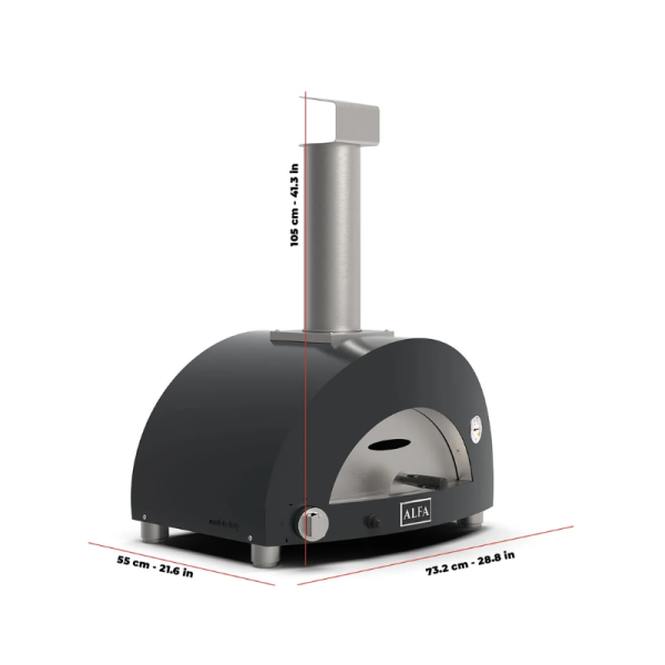 Lò Nướng Pizza Alfa Forni Moderno 1 Gas