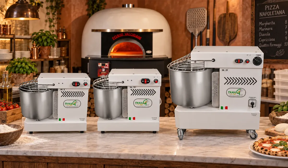 Máy trộn bột pizza Famag