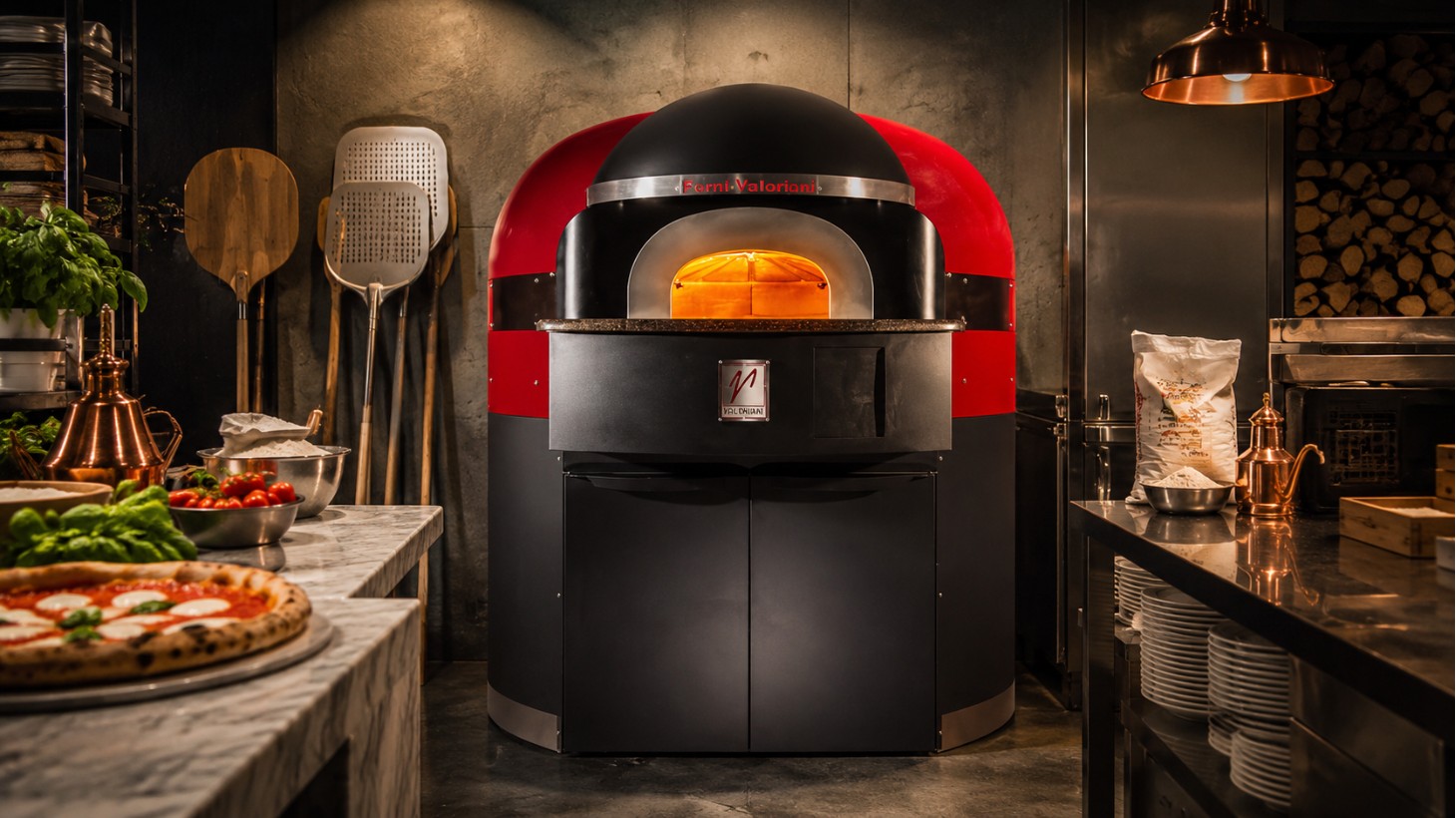 Lò Pizza Ý Cao Cấp Valoriani 