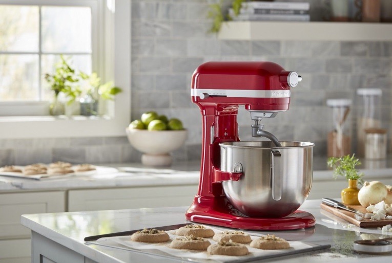 Máy trộn bột KitchenAid 7QT 6.9L màu đỏ