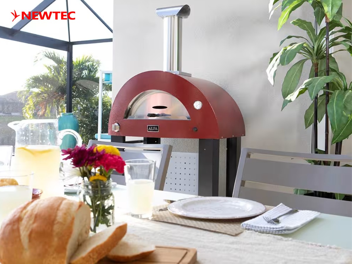 Lò nướng pizza Alfa Moderno 2 Pizze Gas
