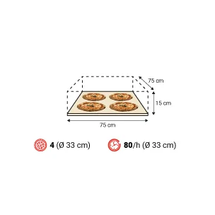 Lò Nướng Pizza Điện Moretti Forni Neapolis 4