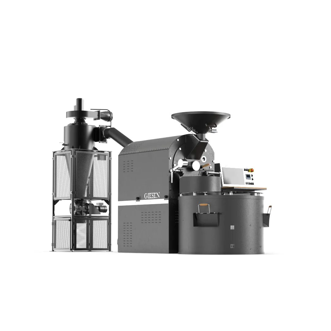 Cấu trúc vận hành máy rang cà phê Giesen W60A Pro